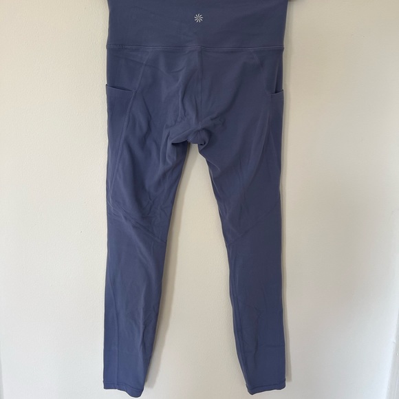 Athleta Salutation Stash Pocket 7/8 Tight, Dark Periwinkle, XSmall - Picture 2 of 4